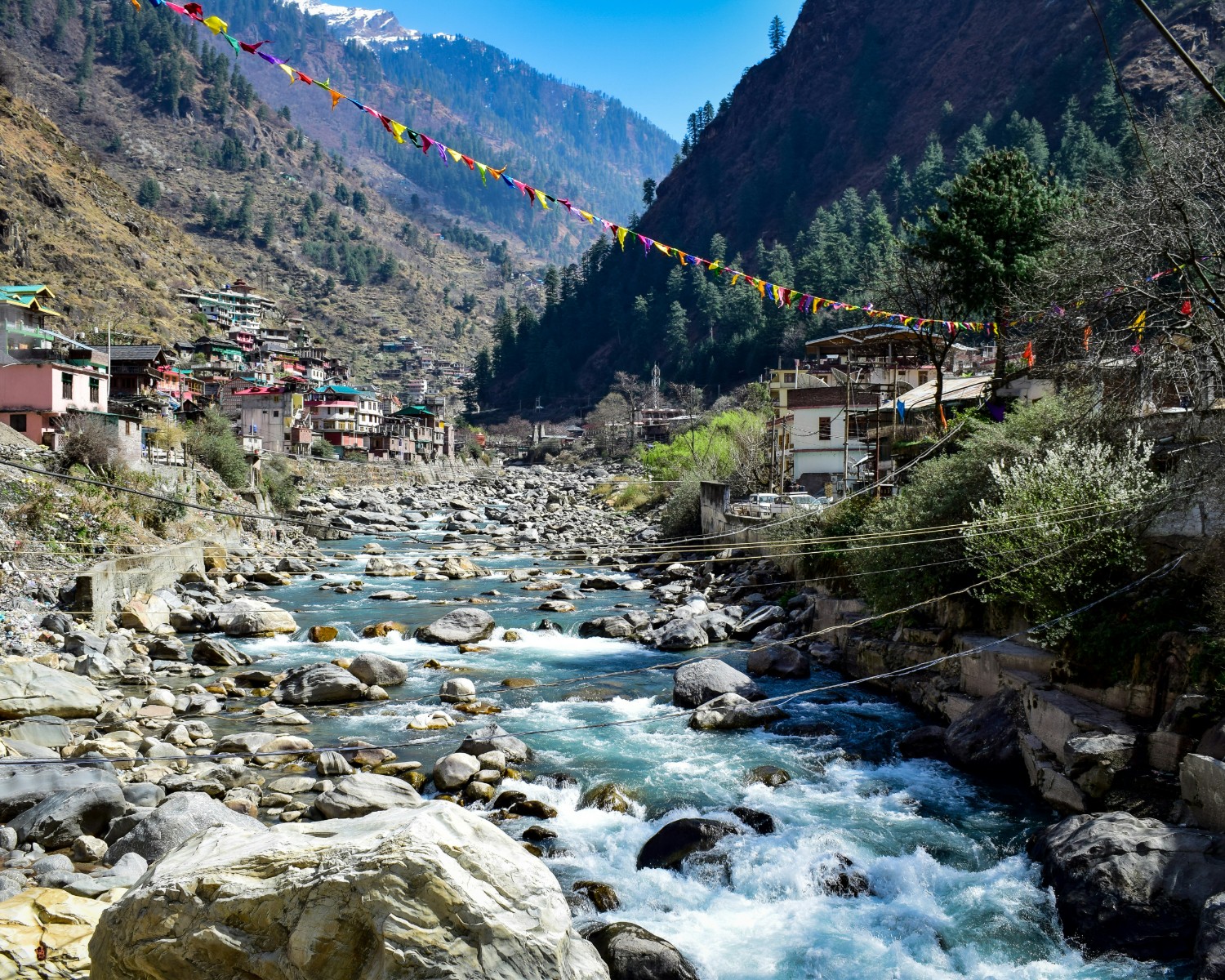 Kasol village cafe culture and backpacker community