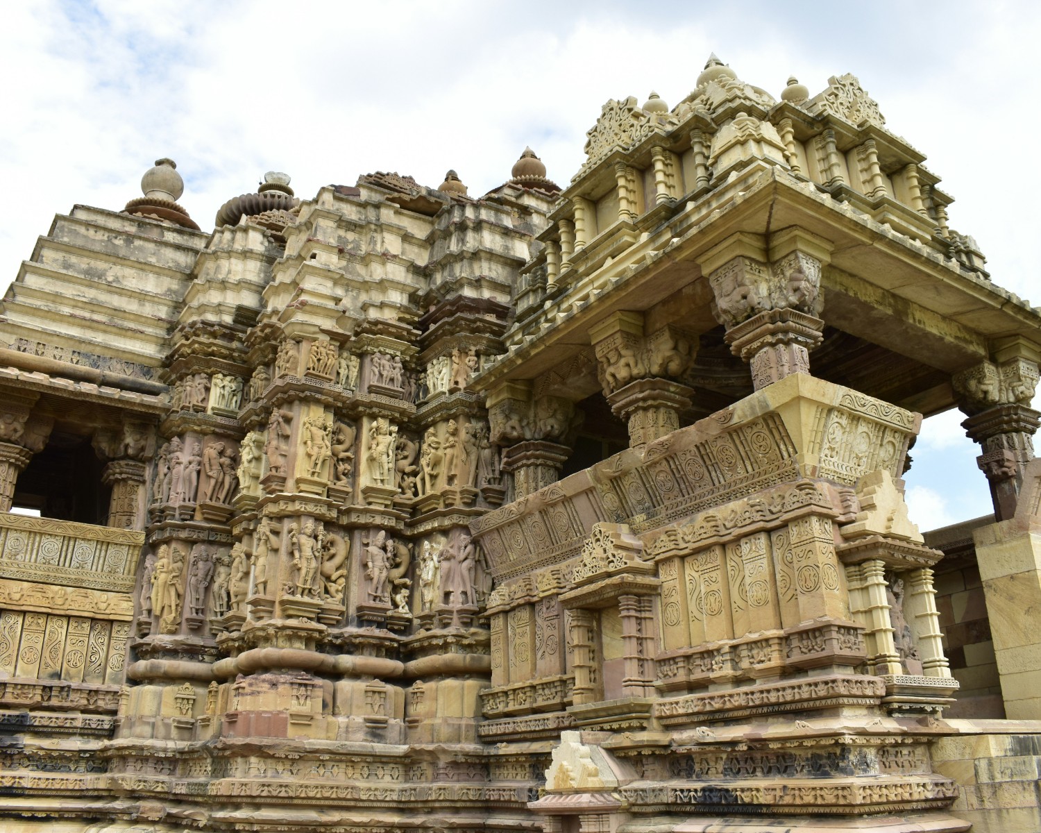 Khajuraho Western Group temples with intricate sculptures and towers