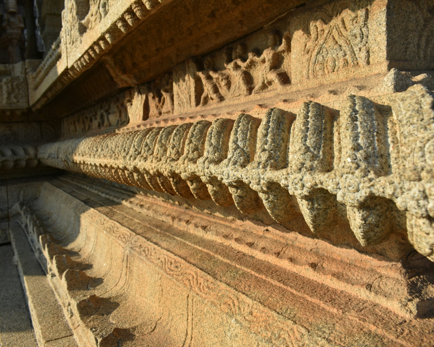 Hoysala Temple intricate stone carvings and sculptural details