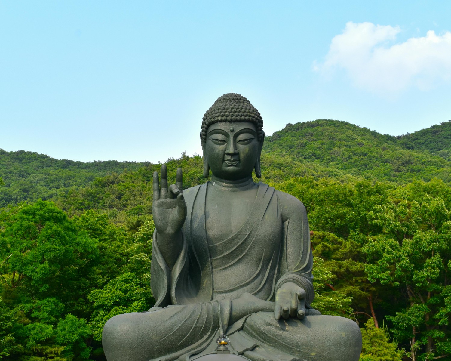 Tian Tan Big Buddha statue on Lantau Island