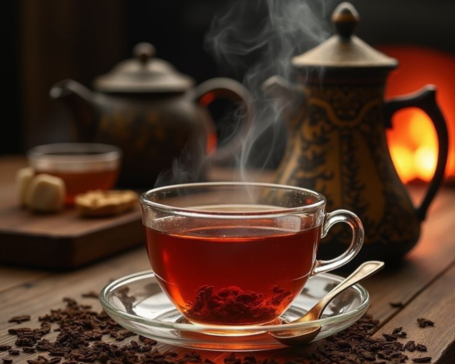 Traditional tea culture and village life in Azerbaijan